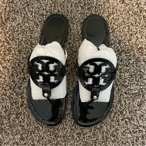 Tory Burch Miller Patent Leather Sandals
